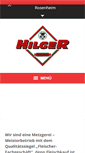 Mobile Screenshot of hilger-rosenheim.de